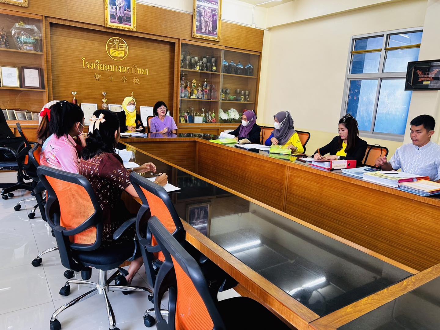 หน่วยงานตรวจสอบภายในลงพื้นที่ตรวจสอบเงินอุดหนุนอาหารกลางวันของนักเรียน